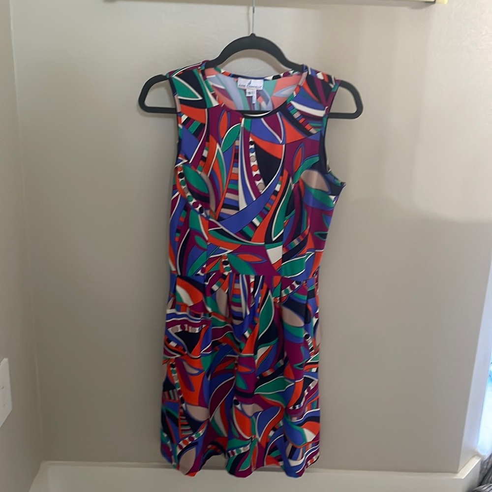Jude Connally geometric dress